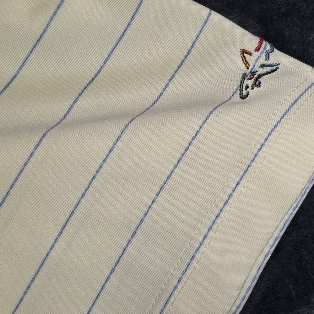 GREG NORMAN, ML75, PLAY DRY MEN'S YELLOW GOLF POLO SHIRT, NWOT - Picture 3 of 8